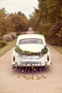 wedding getaway car