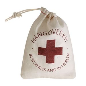 wedding hangover kit