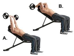 incline tricep extension