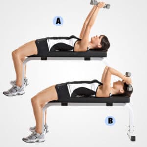 lying tricep extension