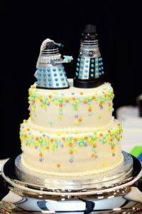 nerdy wedding cake