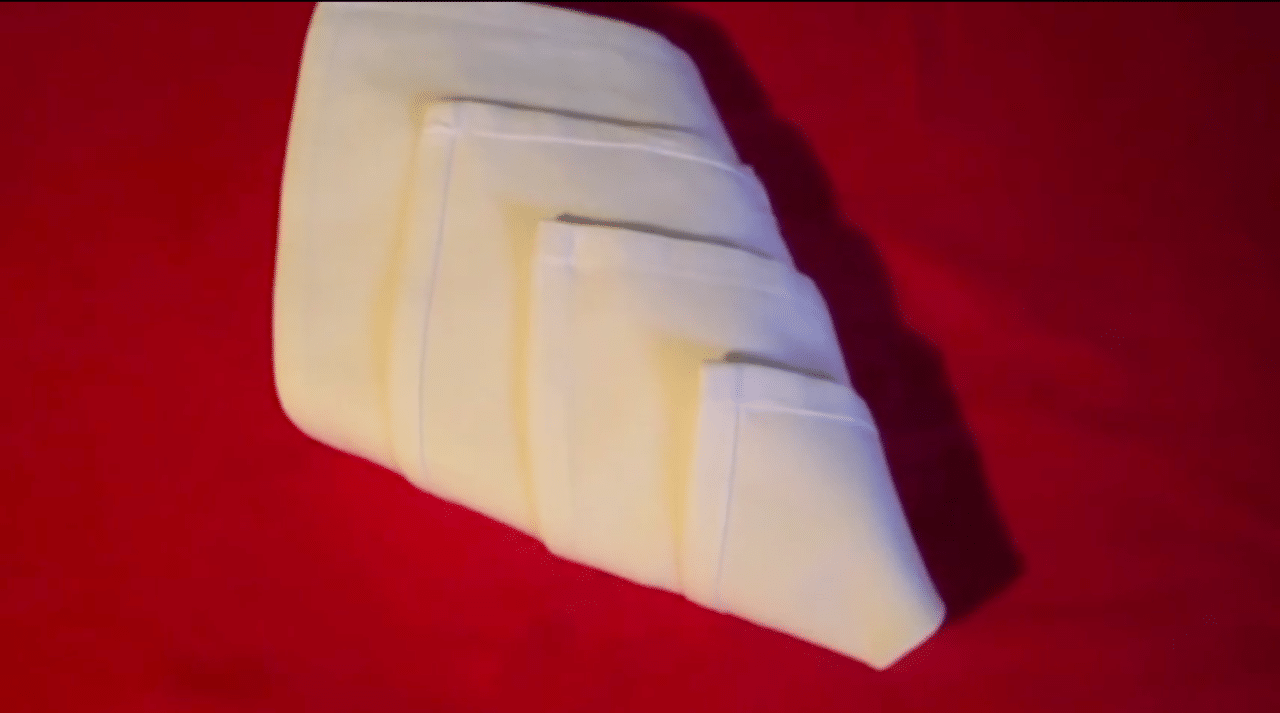 diamond fold napkin