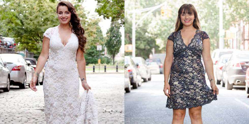 transform wedding dress