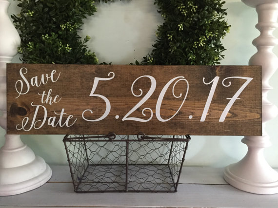 save the date signs