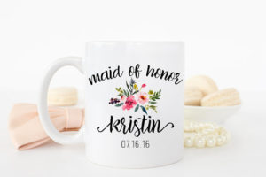 maid of honor mug