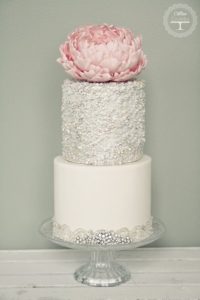 silver wedding cake ideas
