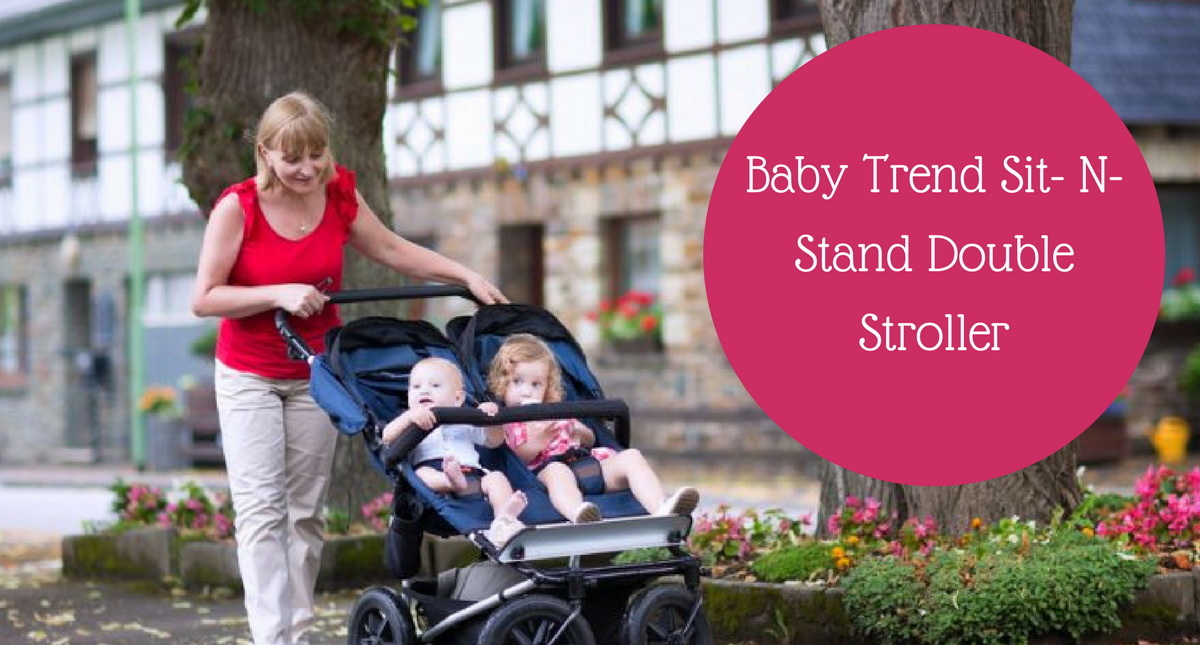 sit and stand, double stroller, sit and stand stroller, baby trend double stroller, baby trend sit and stand,