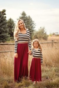 mother daughter matching outfits