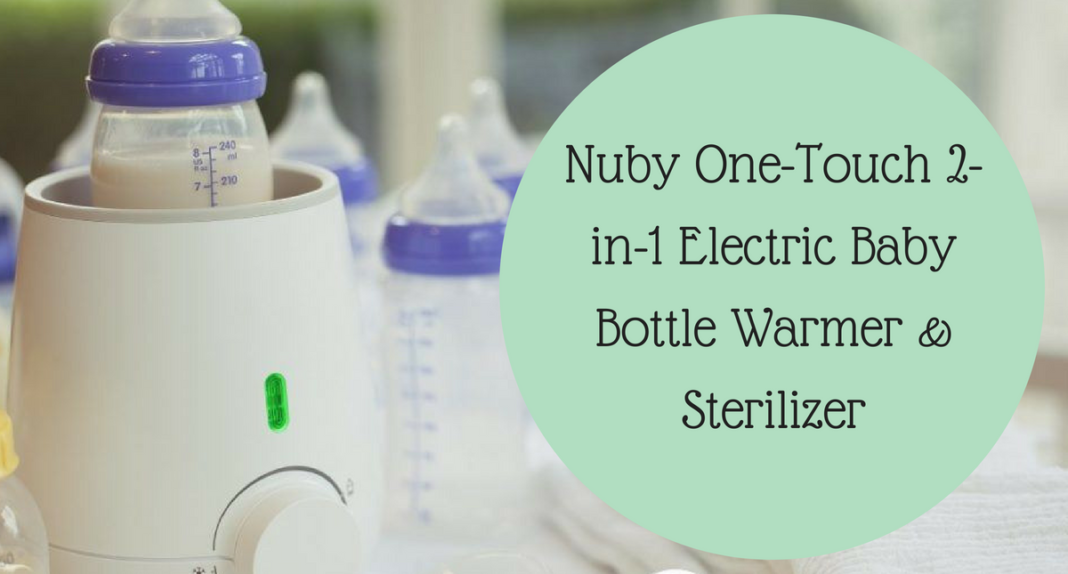 nuby one touch 3-in-1 electric bottle warmer and sterilizer