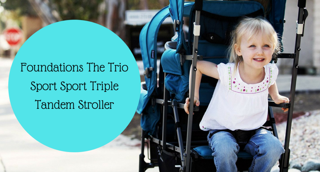 foundations trio triple tandem stroller